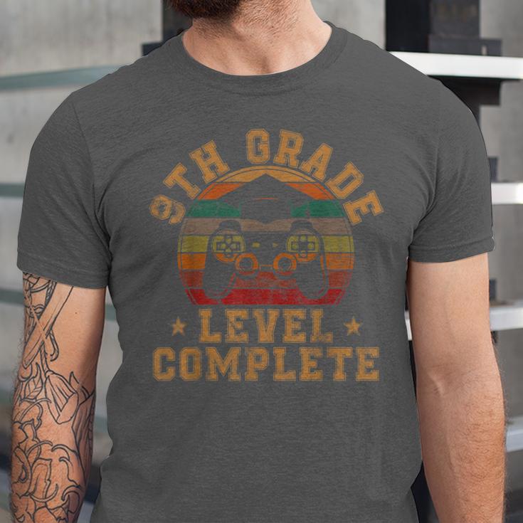 9th Grade Level Complete Ninth Grade Graduation Video Gamer Unisex Jersey T-Shirt