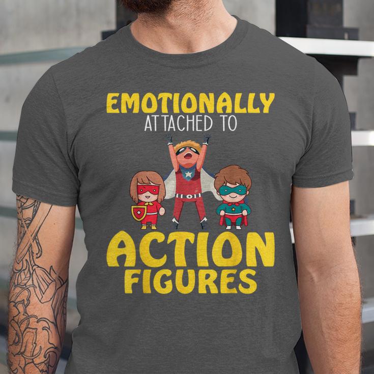 Action Figure Collector Comic Books Unisex Jersey T-Shirt