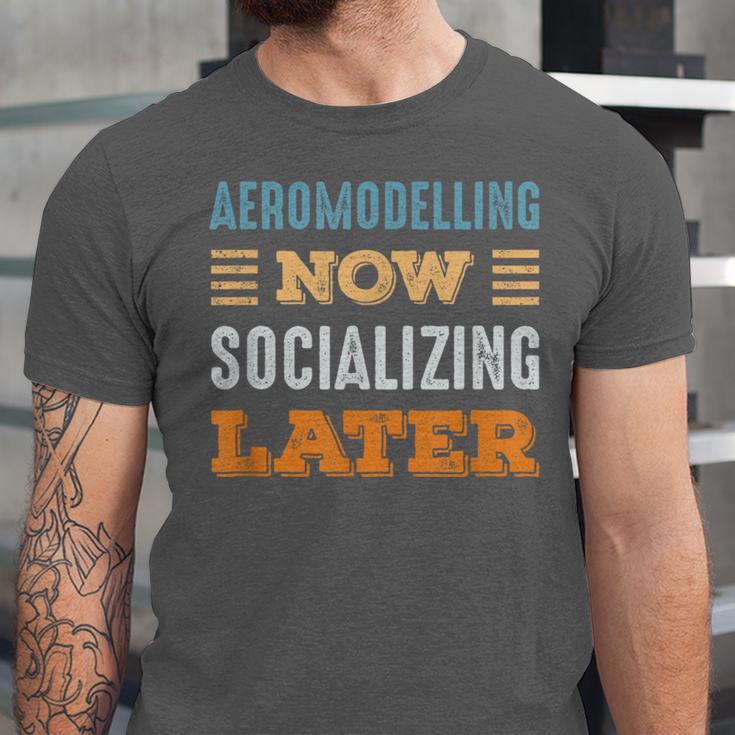 Aeromodelling Now Minimal Socializing Introvert Vintage Unisex Jersey T-Shirt Aeromodelling Now Minimal Socializing Introvert Vintage Unisex Jersey T-Shirt