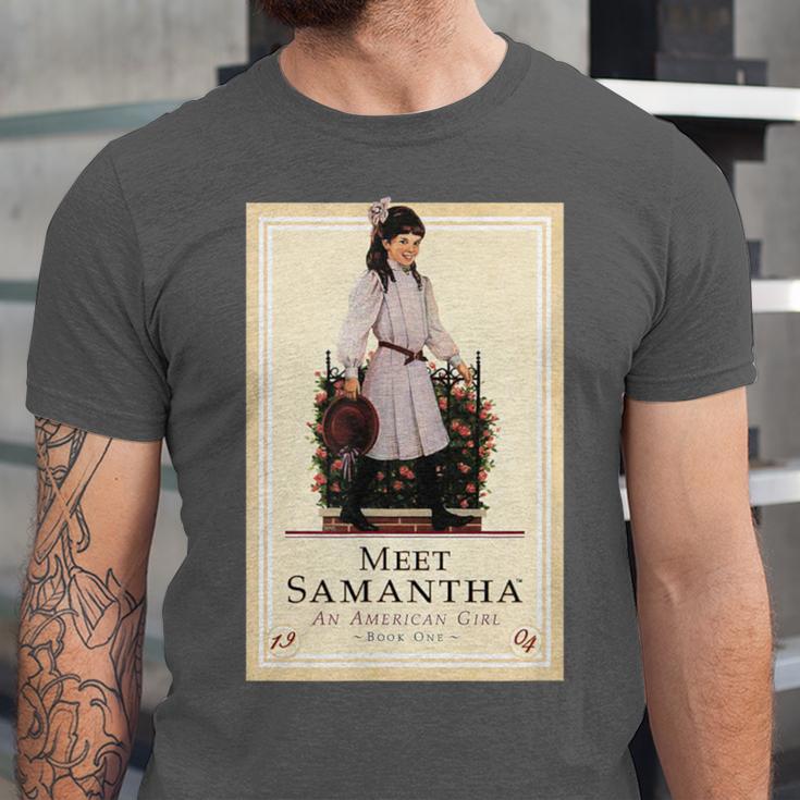 American Girl Meet Samantha Book Cover Unisex Jersey T-Shirt American Girl Meet Samantha Book Cover Unisex Jersey T-Shirt