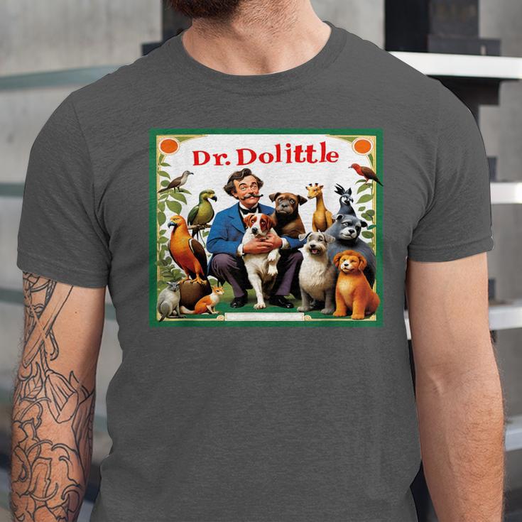 Animal Doctor & Communicator Dr Dolittle Children's Book Cover Unisex Jersey T-Shirt