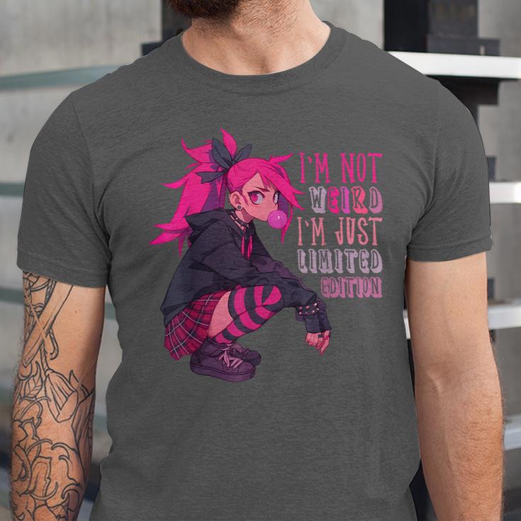 Anime Girl I'm Not Weird Just Limited Edition Introvert Goth Unisex Jersey T-Shirt Anime Girl I'm Not Weird Just Limited Edition Introvert Goth Unisex Jersey T-Shirt