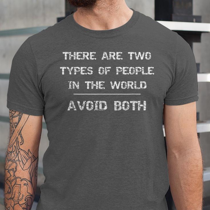 Anti Social Avoid People Introvert Unisex Jersey T-Shirt