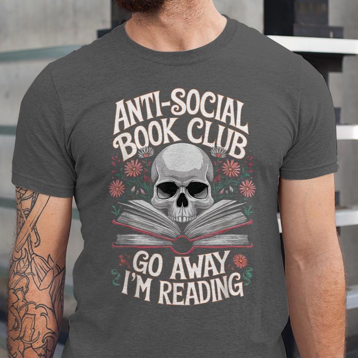 Anti-Social Book Club Go Away Im Reading Unisex Jersey T-Shirt Anti-Social Book Club Go Away Im Reading Unisex Jersey T-Shirt