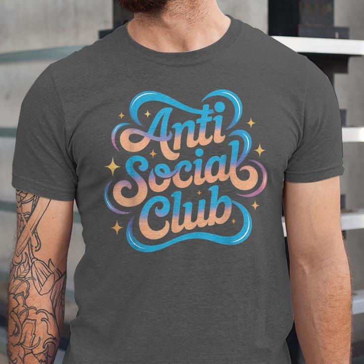 Anti-Social Club Introvert Humor Unisex Jersey T-Shirt