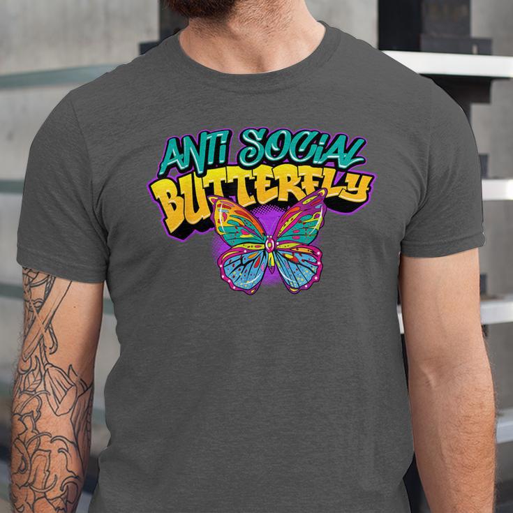 Antisocial Butterfly Shirts For Introvert Unisex Jersey T-Shirt Antisocial Butterfly Shirts For Introvert Unisex Jersey T-Shirt