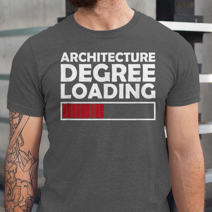 Architecture Degree Loading Graduation Student Unisex Jersey T-Shirt