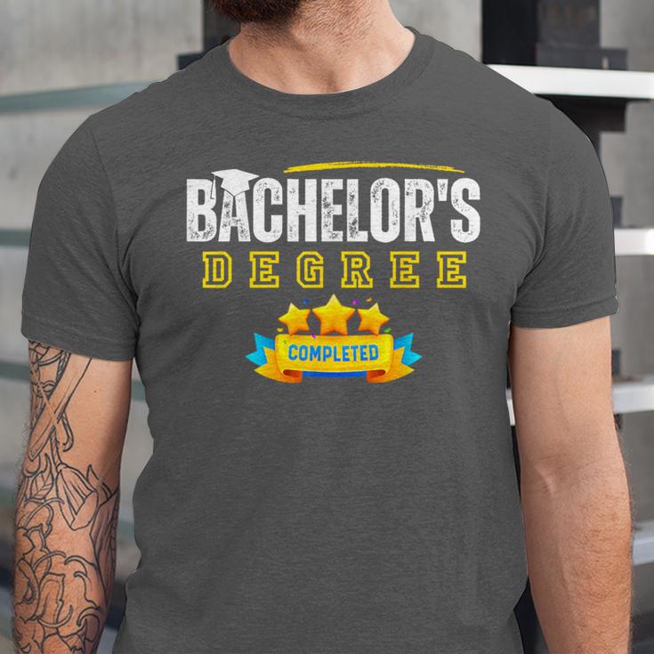 Bachelors Degree Graduation Senior Celebration Grad Party Unisex Jersey T-Shirt