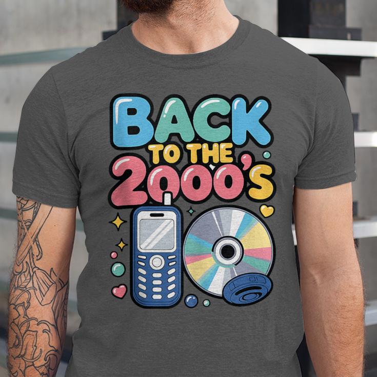 Back To The 2000s Retro Nostalgia Unisex Jersey T-Shirt