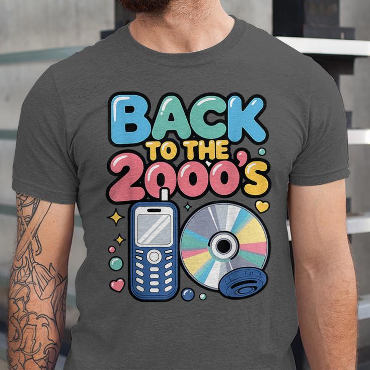 Back To The 2000s Retro Nostalgia Unisex Jersey T-Shirt