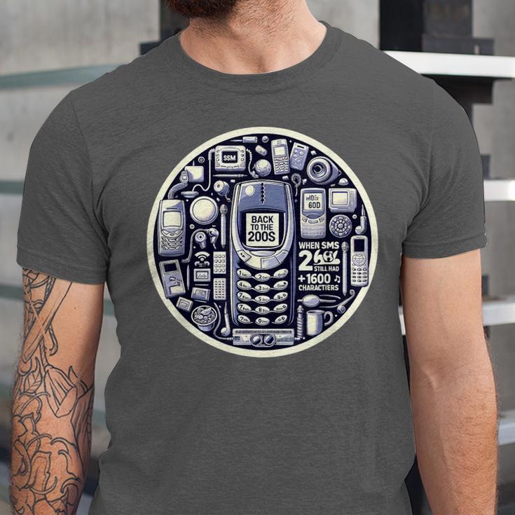 Back To The 2000s Tech Nostalgia Unisex Jersey T-Shirt