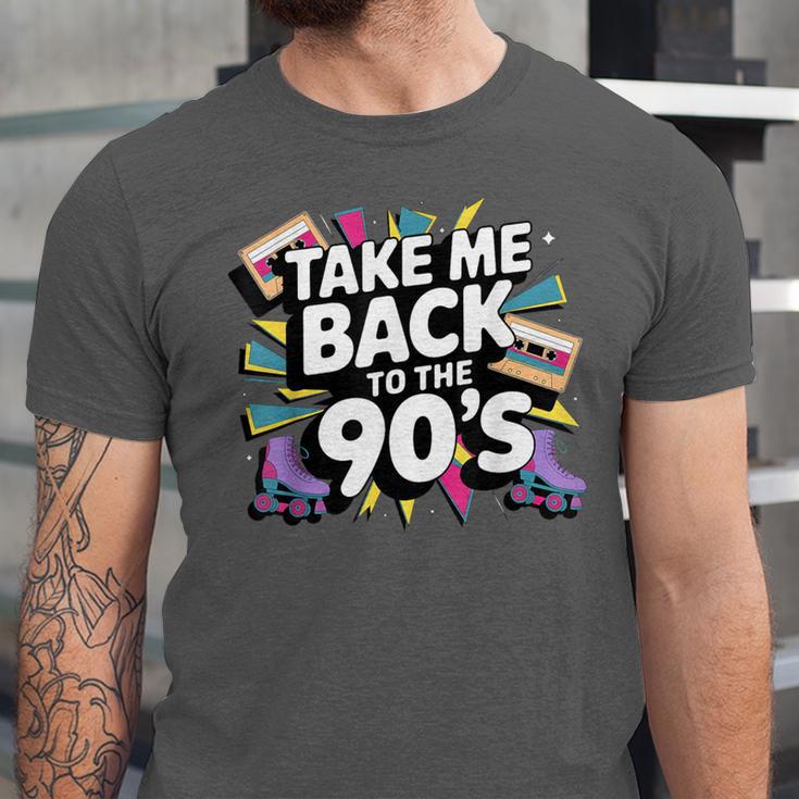 Take Me Back To The 90s Retro Nostalgia Unisex Jersey T-Shirt