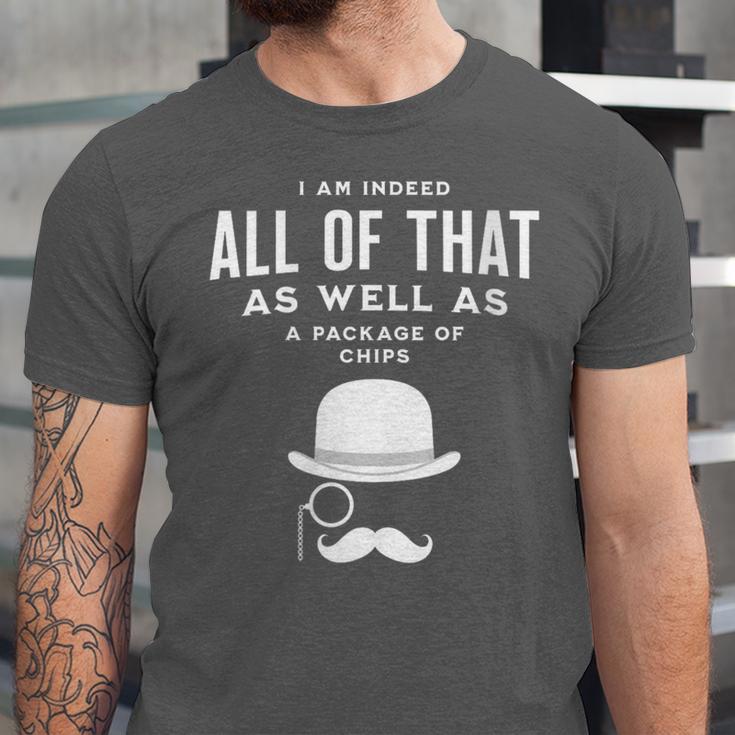 All Of That Bag Chips 1990s Nostalgia Saying British Unisex Jersey T-Shirt