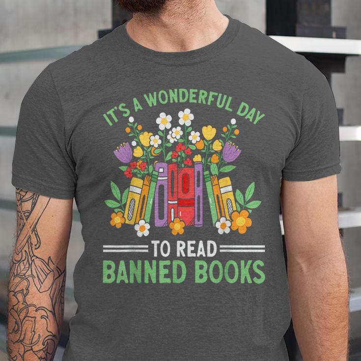 Banned Books Week Librarian Reading Unisex Jersey T-Shirt