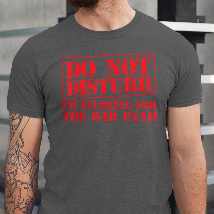 Bar Exam Law School Graduation Study T-Shirt Unisex Jersey T-Shirt