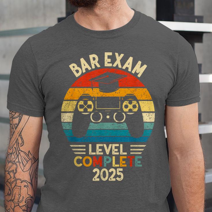 Bar Exam Level Complete 2025 Lawyer Law School Graduation Unisex Jersey T-Shirt