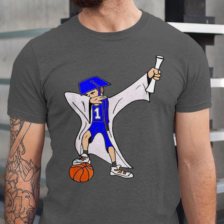Basketball Dabbing Shirt Senior Graduation Him Her Unisex Jersey T-Shirt