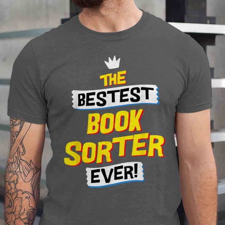 Best Book Sorter Job Occupation Unisex Jersey T-Shirt