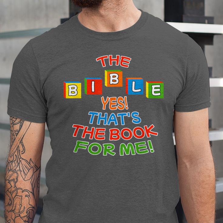 The BIBLE Yes That's The Book For Me Unisex Jersey T-Shirt
