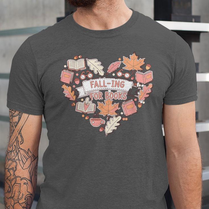 Big Book And Fall Heart Unisex Jersey T-Shirt Big Book And Fall Heart Unisex Jersey T-Shirt