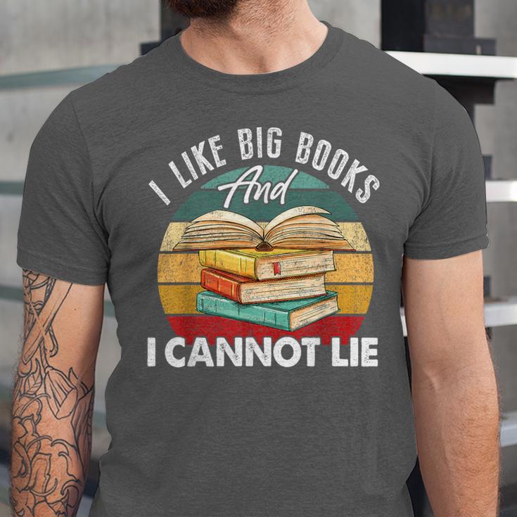 I Like Big Books Librarian Reading Teacher Book Lover Unisex Jersey T-Shirt I Like Big Books Librarian Reading Teacher Book Lover Unisex Jersey T-Shirt