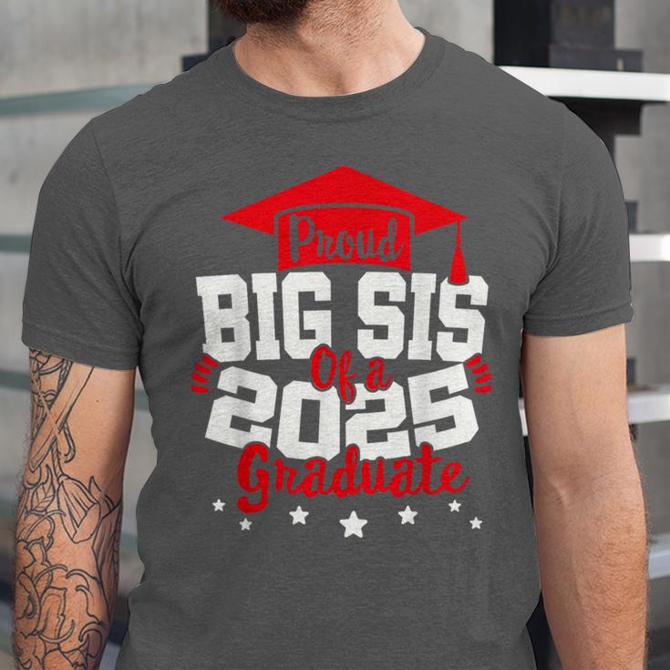 Big Sis Of a 2025 Graduate Class Senior Graduation Grad 25 Unisex Jersey T-Shirt