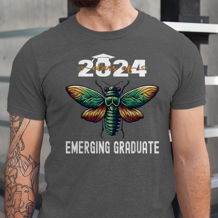 Biology Class Of 2024 Emerging Graduation For Him Unisex Jersey T-Shirt