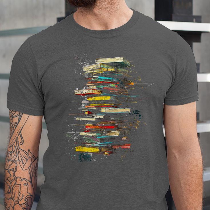 Book Abstract Art Drawing Painting Graphic Book Unisex Jersey T-Shirt Book Abstract Art Drawing Painting Graphic Book Unisex Jersey T-Shirt