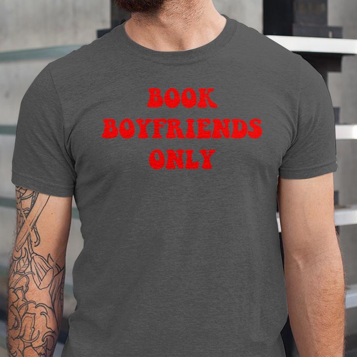 Book Boyfriends Only Unisex Jersey T-Shirt