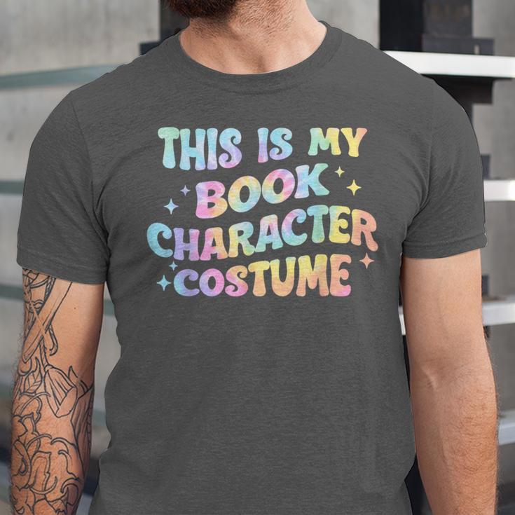 This Is My Book Character Costume Book Lover Groovy Unisex Jersey T-Shirt This Is My Book Character Costume Book Lover Groovy Unisex Jersey T-Shirt