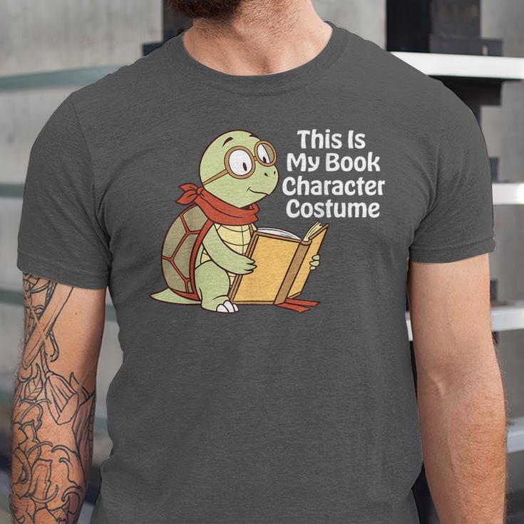 This Is My Book Character Costume Turtle Kids Reading Unisex Jersey T-Shirt