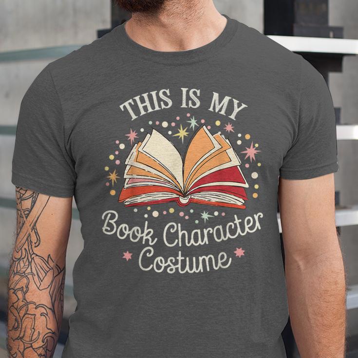 This Is My Book Character Costume Unisex Jersey T-Shirt This Is My Book Character Costume Unisex Jersey T-Shirt