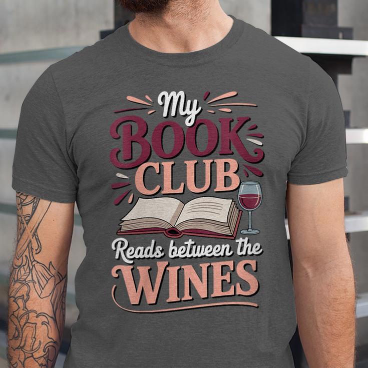 My Book Club Reads Between The Wines Unisex Jersey T-Shirt