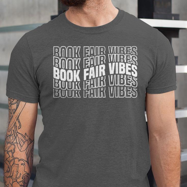 Book Fair Vibes Reader Nostalgia Unisex Jersey T-Shirt