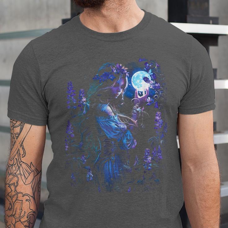 Book Fantasy Art Beautiful Elf Princess Fairy Unisex Jersey T-Shirt