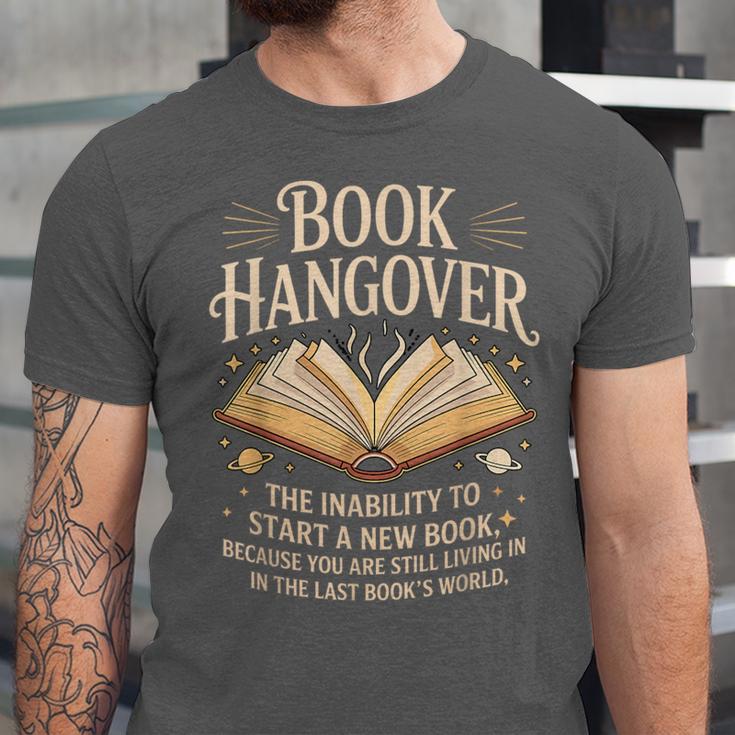 Book Hangover Literature Book Reading Books Reader Unisex Jersey T-Shirt