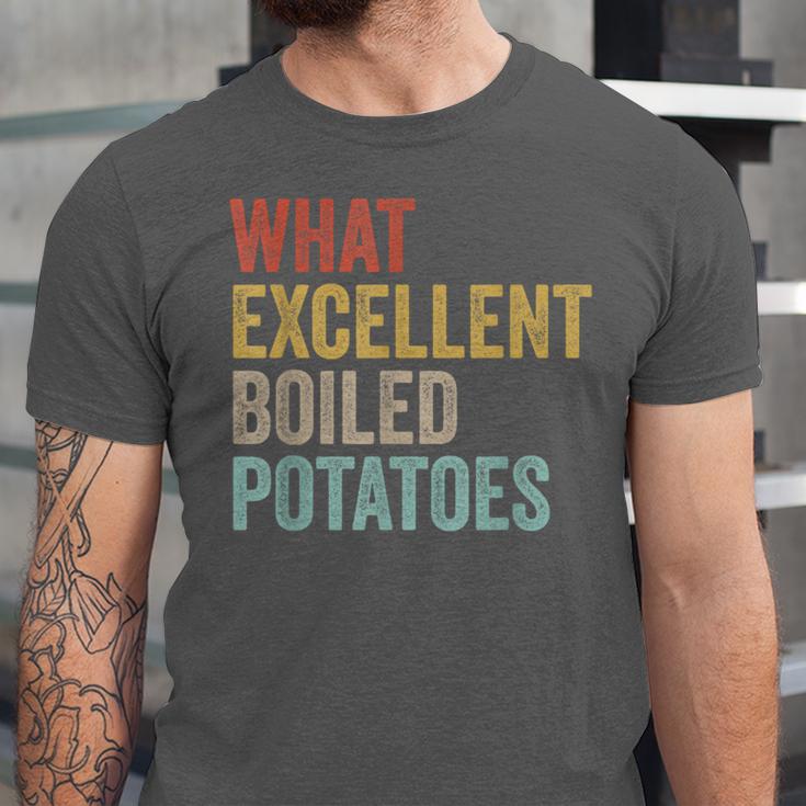 Book Lover Austen Literature What Excellent Boiled Potatoes Unisex Jersey T-Shirt Book Lover Austen Literature What Excellent Boiled Potatoes Unisex Jersey T-Shirt