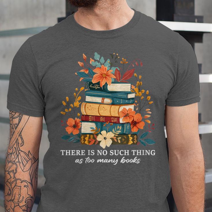 Book Lover Librarian Reading Library Readers Unisex Jersey T-Shirt