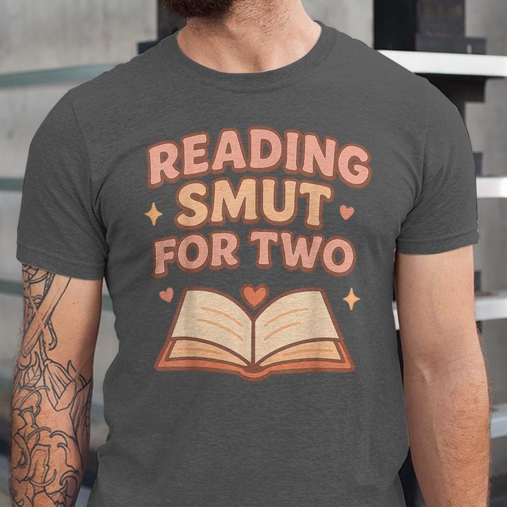 Book Lover Pregnancy Announcement Reveal Smut Unisex Jersey T-Shirt