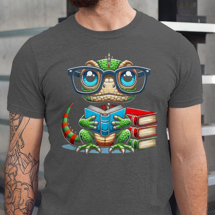 Book Lover Reading Iguana Unisex Jersey T-Shirt Book Lover Reading Iguana Unisex Jersey T-Shirt