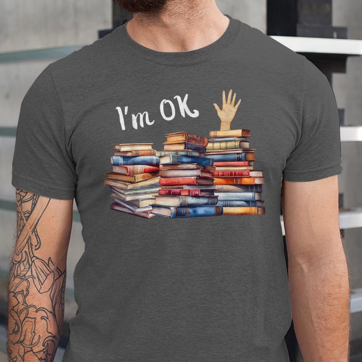 Book Lover For Women Readers Teacher Librarian Unisex Jersey T-Shirt