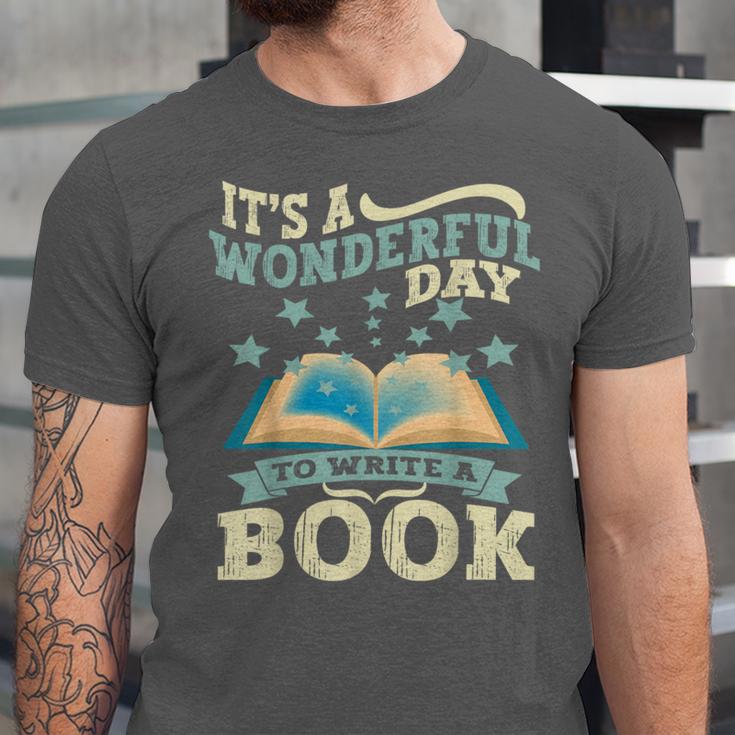 Book Lover Writer Author Unisex Jersey T-Shirt