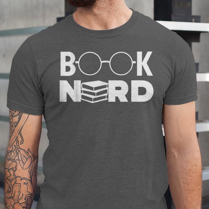 Book Nerd Book Club Bookworm Reading Lover Humor Unisex Jersey T-Shirt