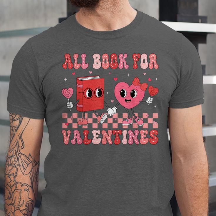 All Booked For Valentine Book Librarian Teacher Women Kids Unisex Jersey T-Shirt