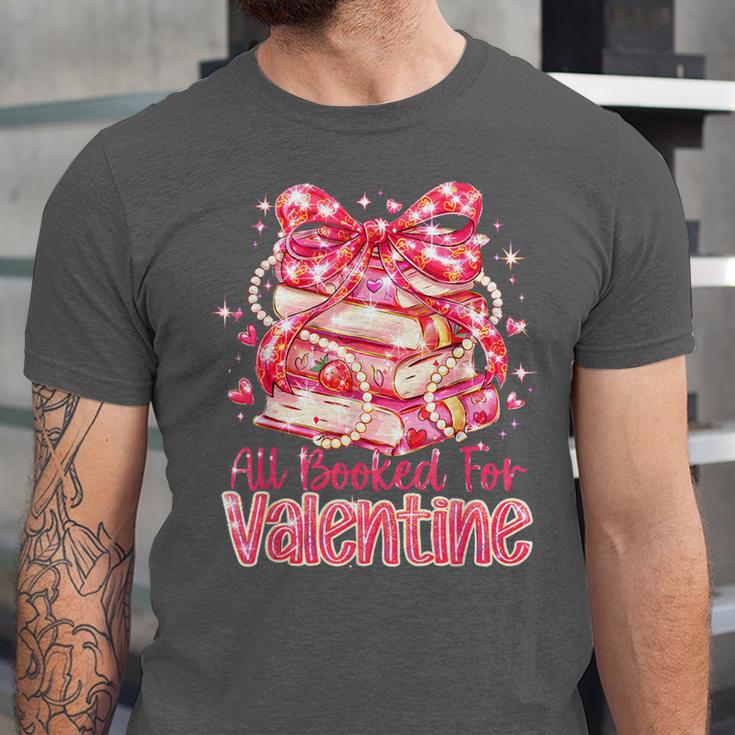 All Booked For Valentine Cute Pink Book Lover Aesthetic Unisex Jersey T-Shirt All Booked For Valentine Cute Pink Book Lover Aesthetic Unisex Jersey T-Shirt