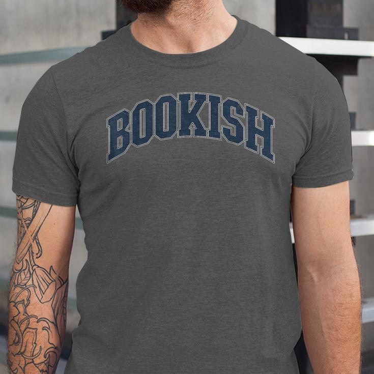 Bookish Vintage Varsity Style Book Lover Art Unisex Jersey T-Shirt