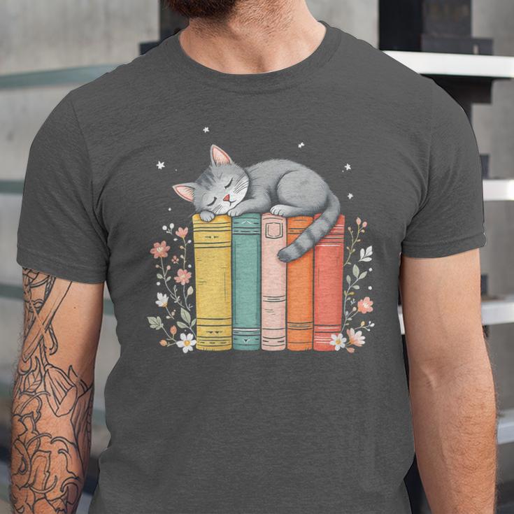 Books Lover Cute Sleepy Cat Relax Reading Vibe Unisex Jersey T-Shirt Books Lover Cute Sleepy Cat Relax Reading Vibe Unisex Jersey T-Shirt