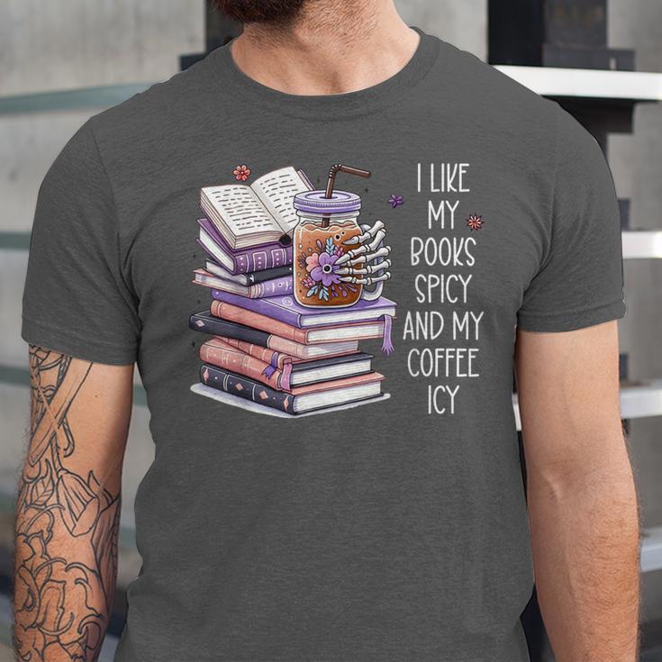 I Like My Books Spicy ShirtI Like Books Spicy & Coffee ICY Unisex Jersey T-Shirt I Like My Books Spicy ShirtI Like Books Spicy & Coffee ICY Unisex Jersey T-Shirt