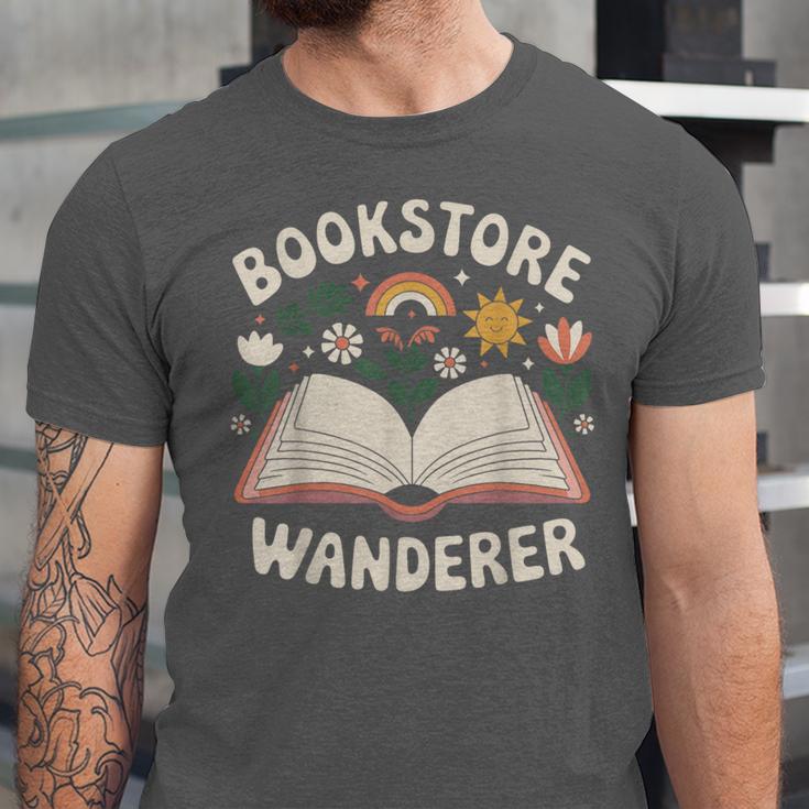 Bookstore Wanderers Retro Women Book Lovers Unisex Jersey T-Shirt Bookstore Wanderers Retro Women Book Lovers Unisex Jersey T-Shirt