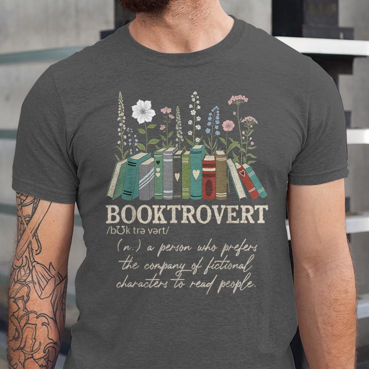 Booktrovert Definition Floral Books Reading Teacher Library Unisex Jersey T-Shirt Booktrovert Definition Floral Books Reading Teacher Library Unisex Jersey T-Shirt